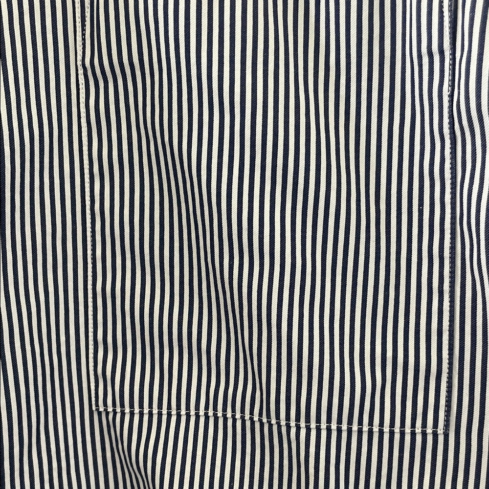 Theory Mens Large Striped Button Up - Picture 2 of 5